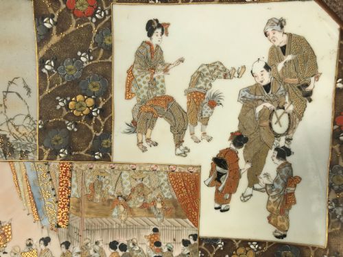 LARGE JAPANESE KUTANI PORCELAIN CHARGERS - ADDITIONAL PHOTO 10
