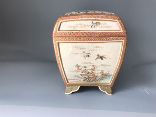 RARE AND LARGE ANTIQUE JAPANESE SATSUMA KORO - ADDITIONAL PHOTO 5