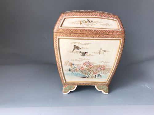 RARE AND LARGE ANTIQUE JAPANESE SATSUMA KORO - ADDITIONAL PHOTO 6