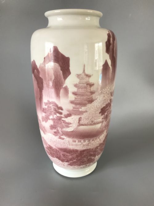 japanese studio vase by makuzu kozan - CATEGORY: ANTIQUE VASES - DATED 1910