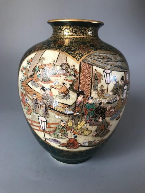 EXCELLENT JAPANESE SATSUMA VASE BY KINKOZAN - ADDITIONAL PHOTO 2