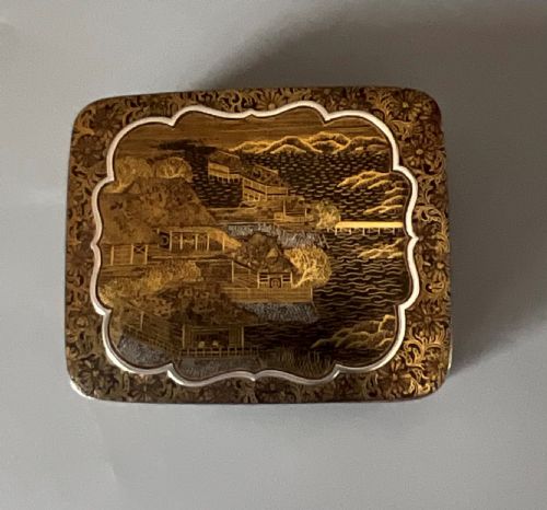 fine japanese iron box by okuno co - CATEGORY: ANTIQUE BOXES - DATED 1890