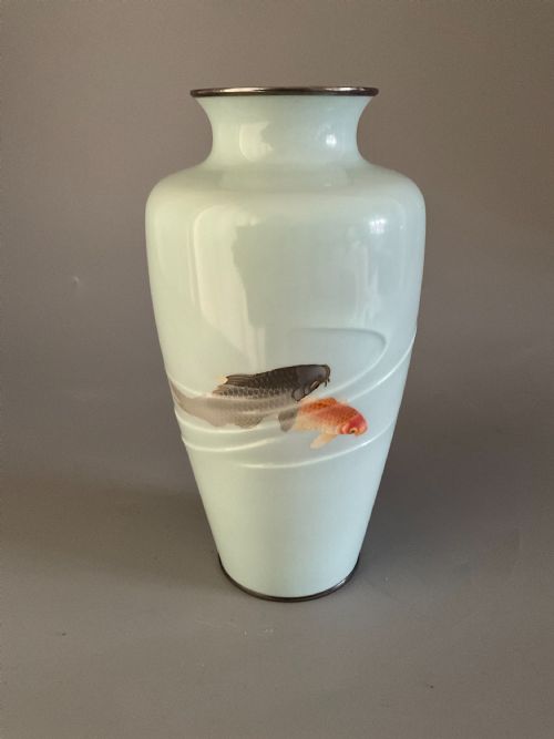 japanese cloisonne vase by gonda - CATEGORY: ANTIQUE METAL - DATED 1900