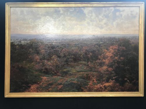 SIR CLAUDE FRANCIS BARRY HUGH VIEW OF WINDSOR OIL ON CANVAS
