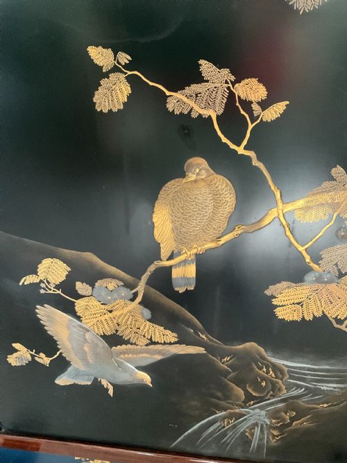 MAGNIFICENT JAPANESE GOLD LACQUER SCREEN - ADDITIONAL PHOTO 2