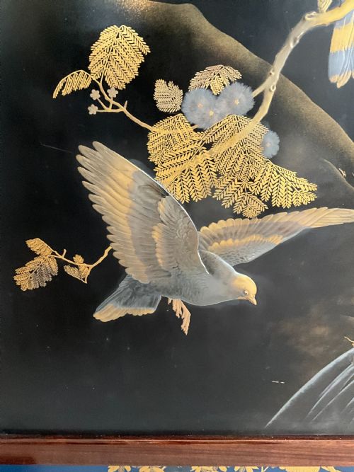 MAGNIFICENT JAPANESE GOLD LACQUER SCREEN - ADDITIONAL PHOTO 6