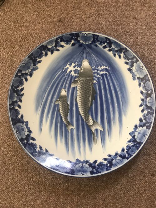 large japanese aritaimari plaque - CATEGORY: ANTIQUE PLATES - DATED 1890