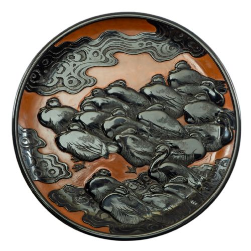 MAGNIFICENT JAPANESE LACQUER PLAQUE - ADDITIONAL PHOTO 6