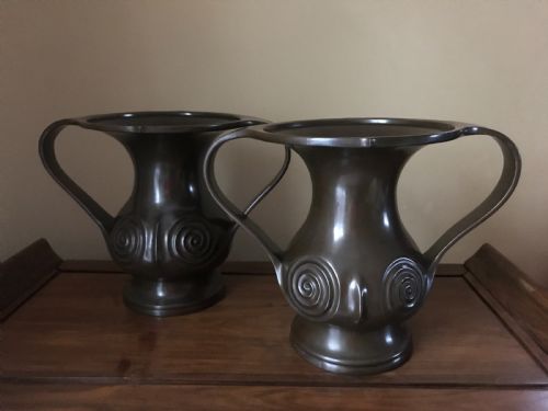JAPANESE BRONZE MIMIKUCHI VASES - ADDITIONAL PHOTO 2