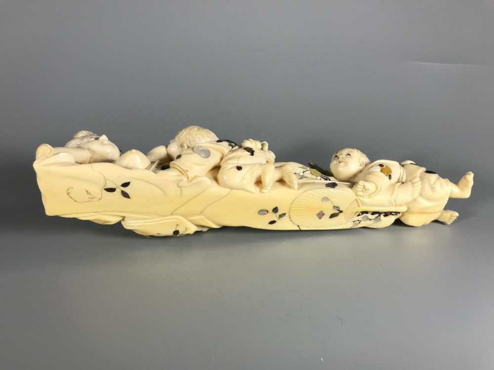 JAPANESE IVORY AND SHIBAYAMA OKIMONO View II