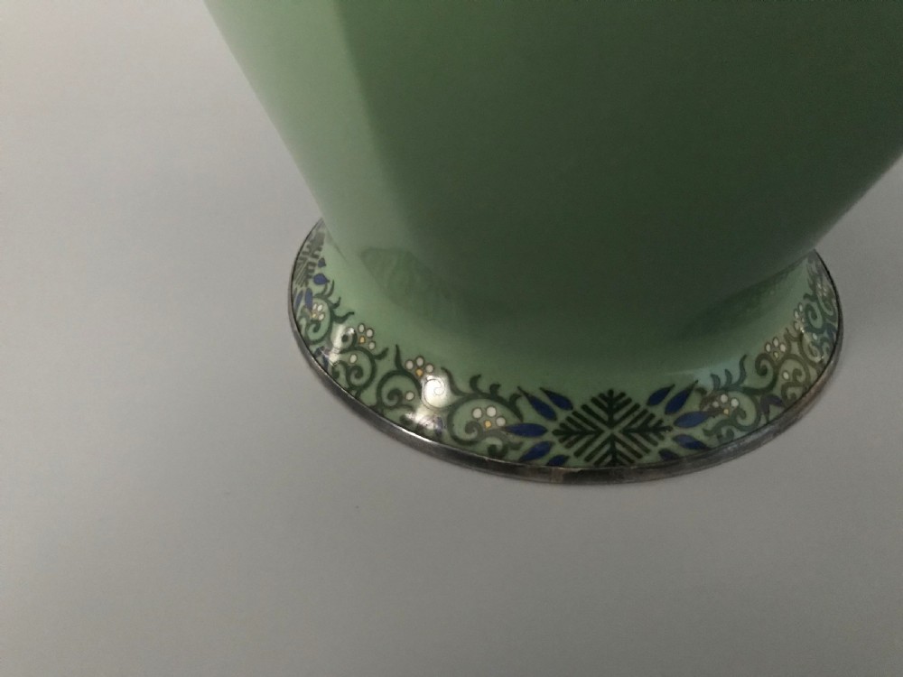 LARGE JAPANESE CLOISONNE VASE View VII