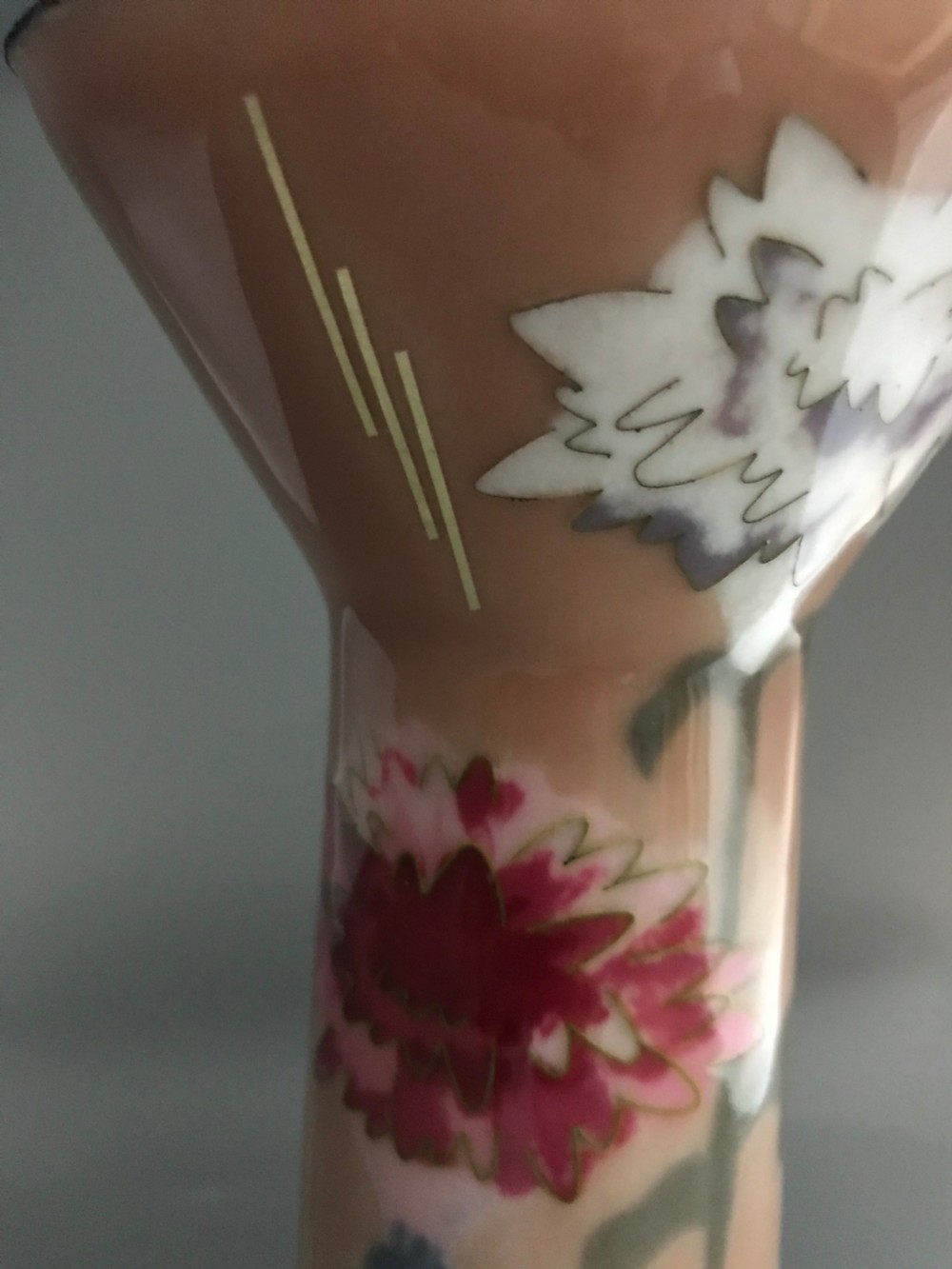 RARE LARGE JAPANESE CLOISONNE VASE. View VIII