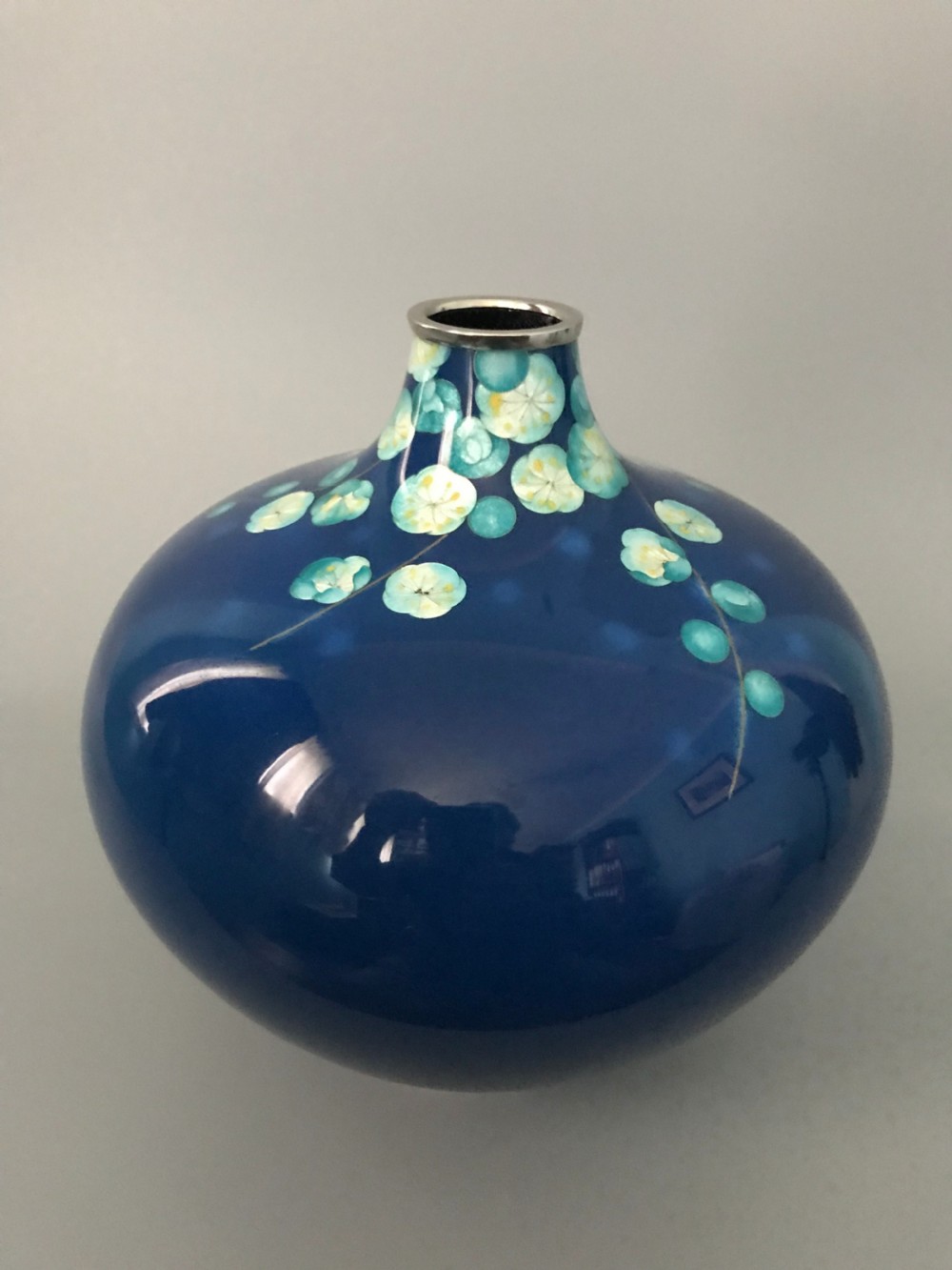 JAPANESE CLOISONNE VASE by TAMURA. View V