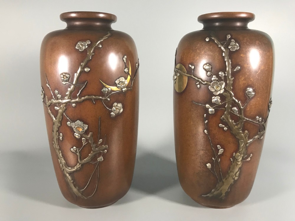 JAPANESE BRONZE VASES by NOGAWA View IV
