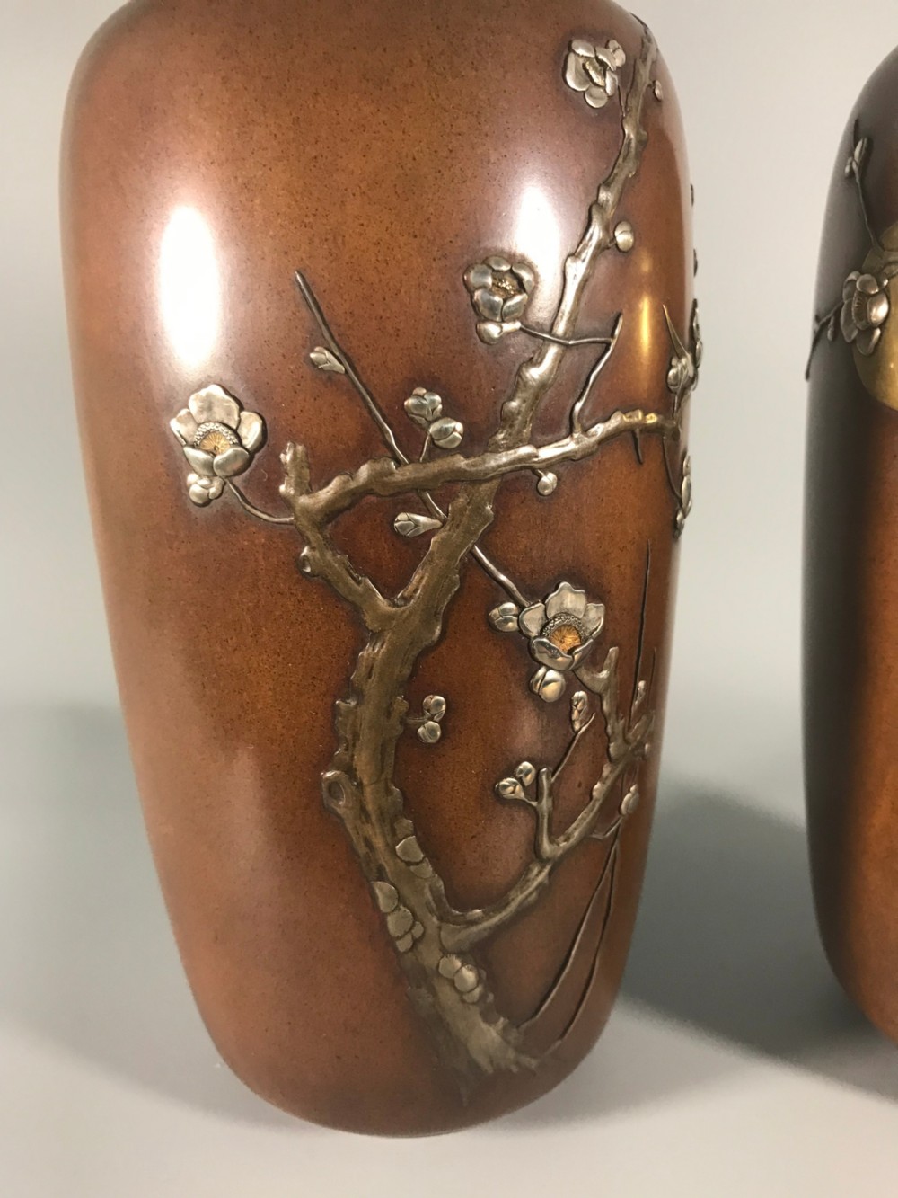 JAPANESE BRONZE VASES by NOGAWA View VII