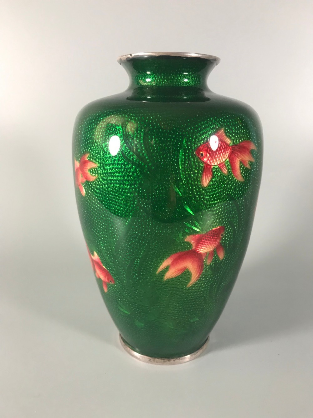 JAPANESE CLOISONNE VASE by ANDO View IV