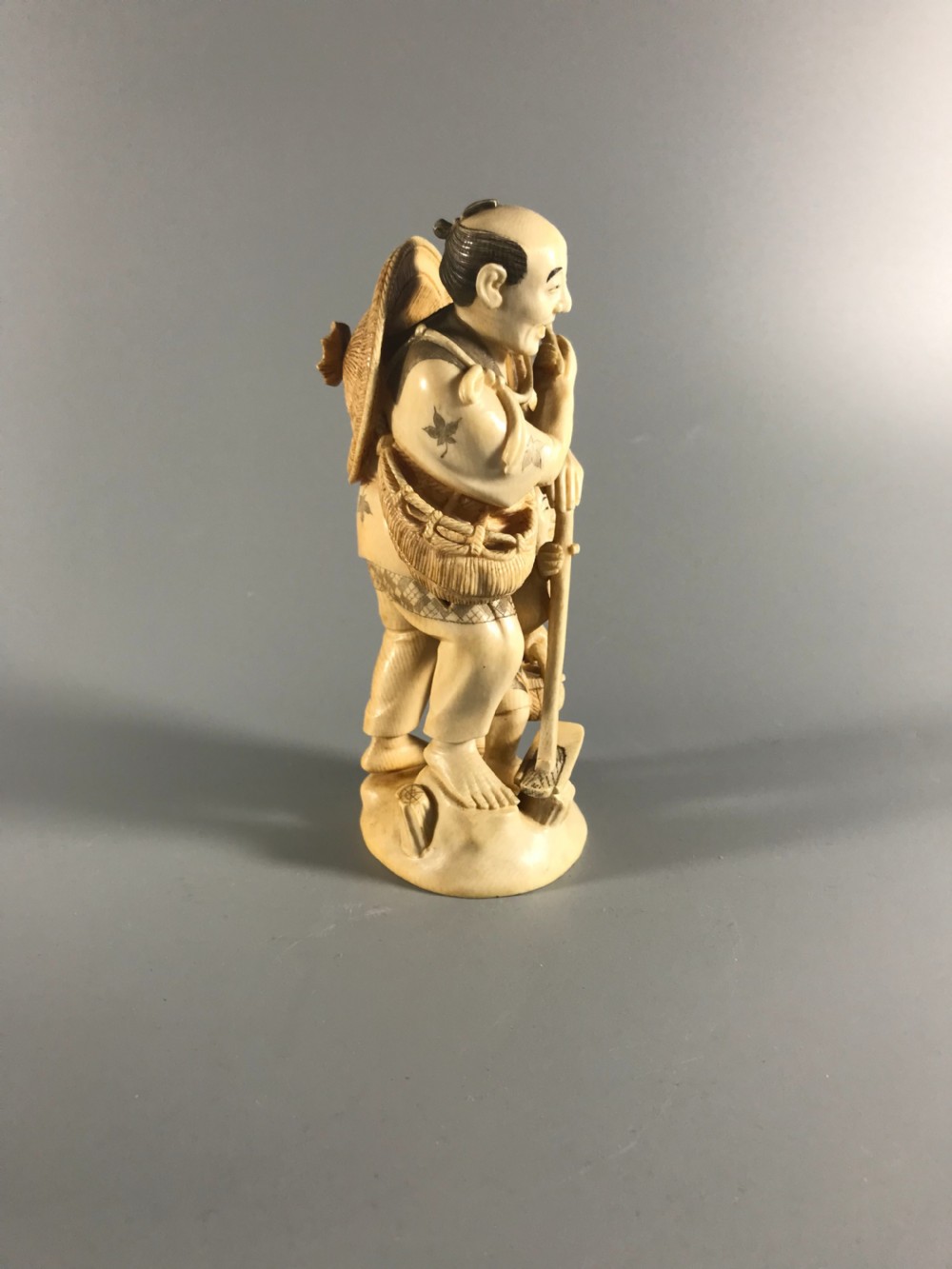 JAPANESE IVORY OKIMONO.
 MEIJI PERIOD. View IV