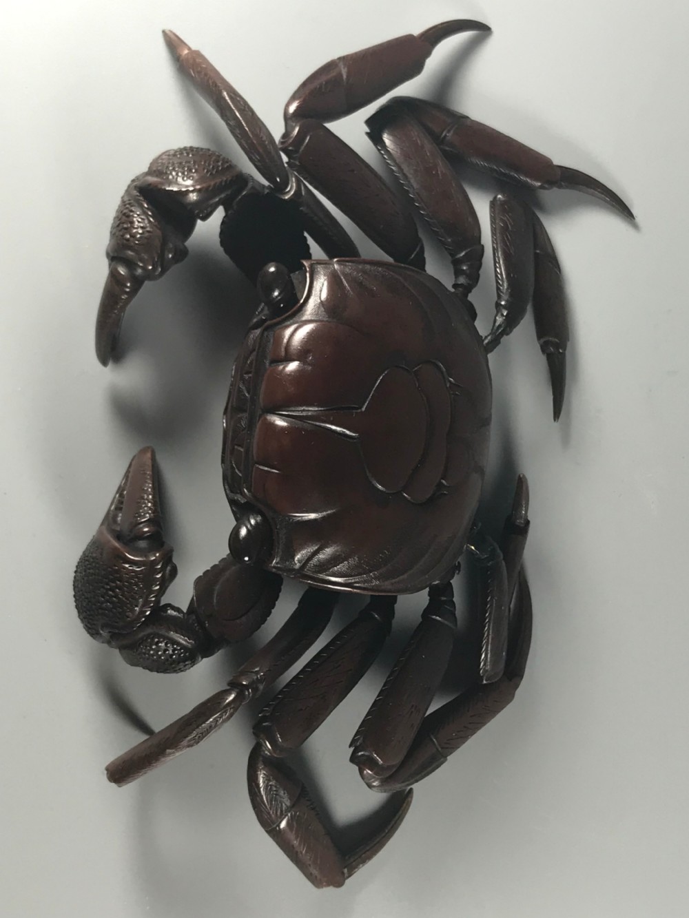 JAPANESE ARTICULATED BRONZE CRAB