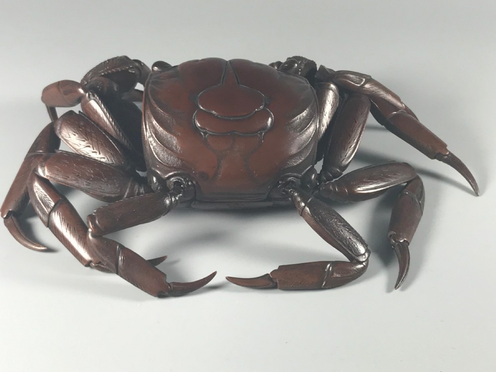 JAPANESE ARTICULATED BRONZE CRAB View III