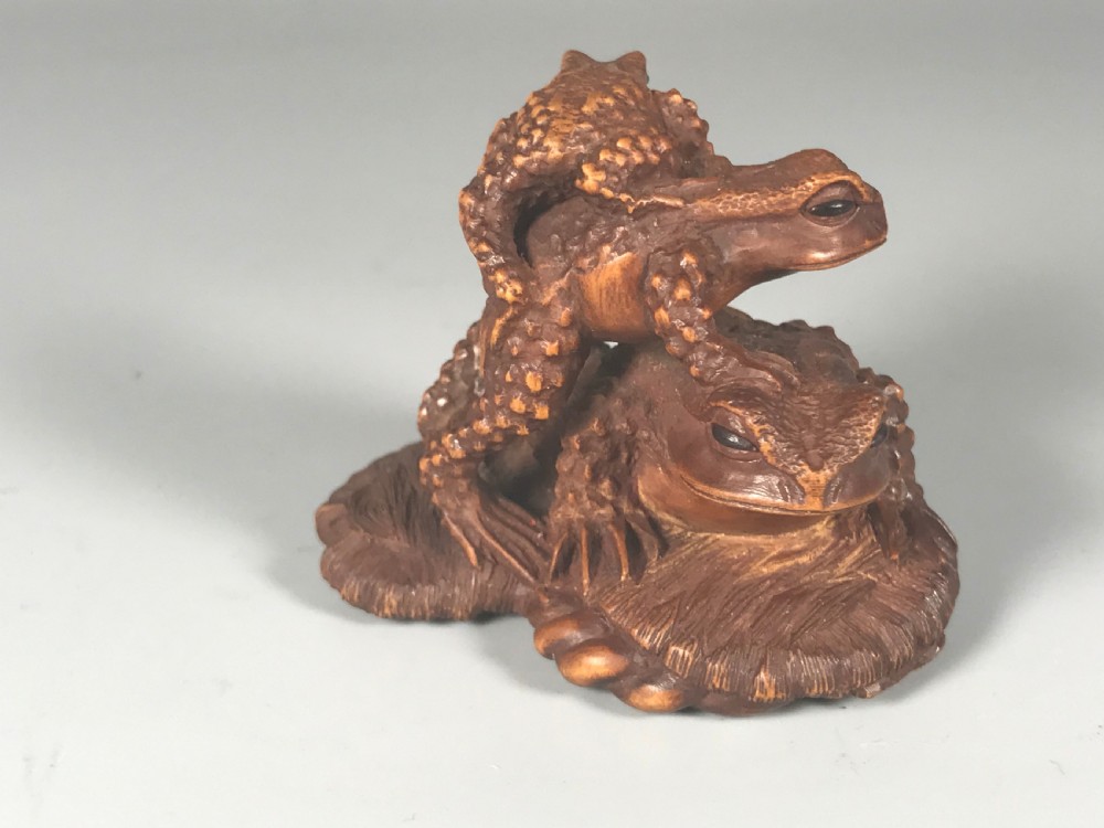 JAPANESE BOXWOOD NETSUKE by MASANAO View VII