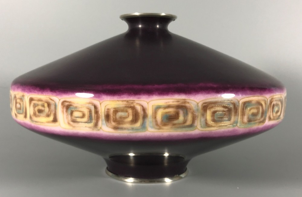 Japanese cloisonne vase
