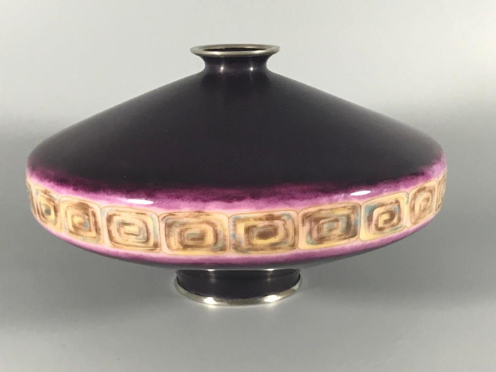 Japanese cloisonne vase View VI