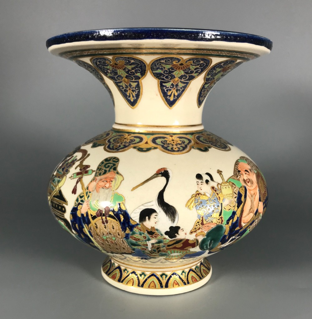JAPANESE SATSUMA IMPERIAL VASE