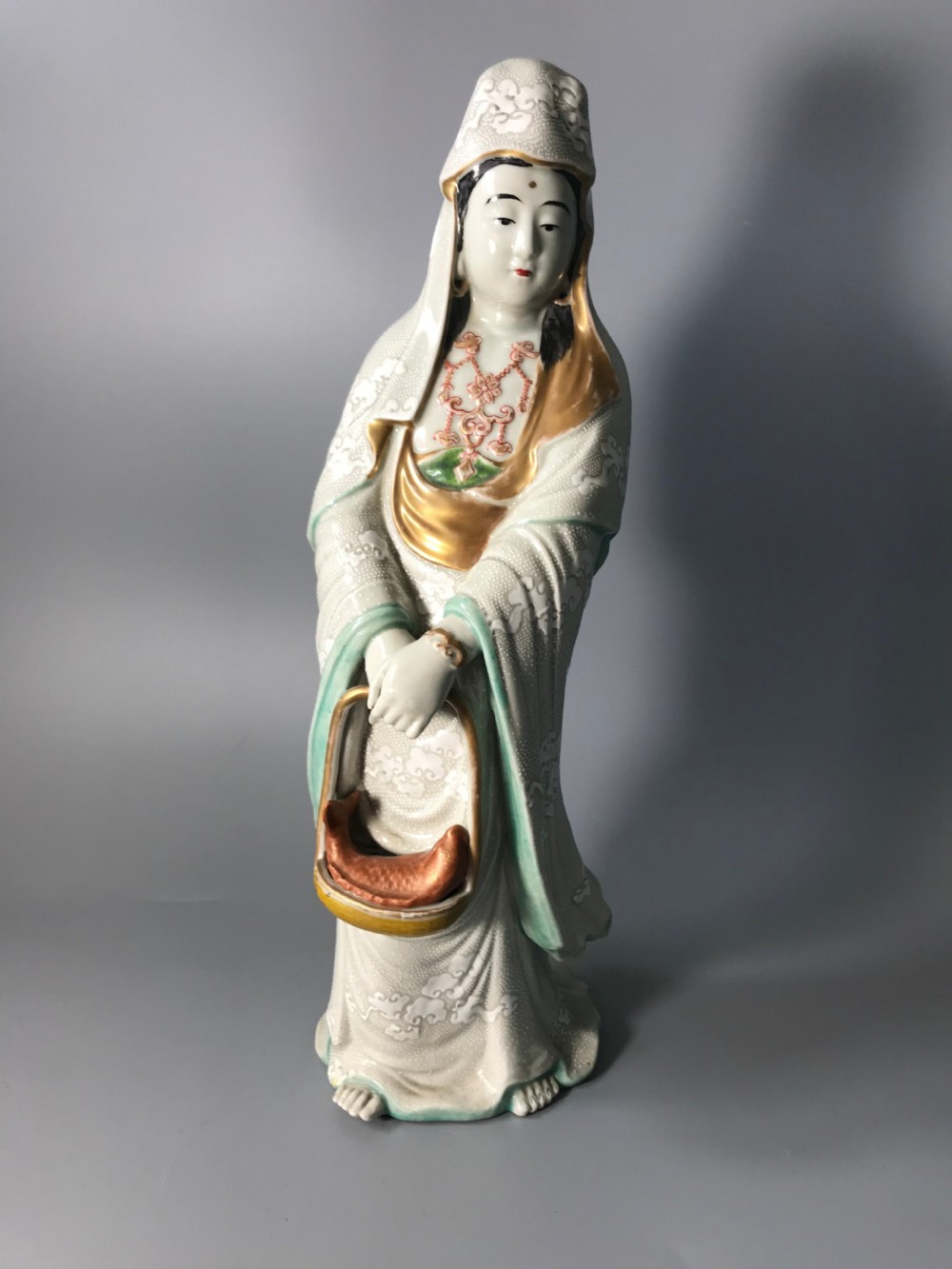 Large Japanese Kutani Figure.