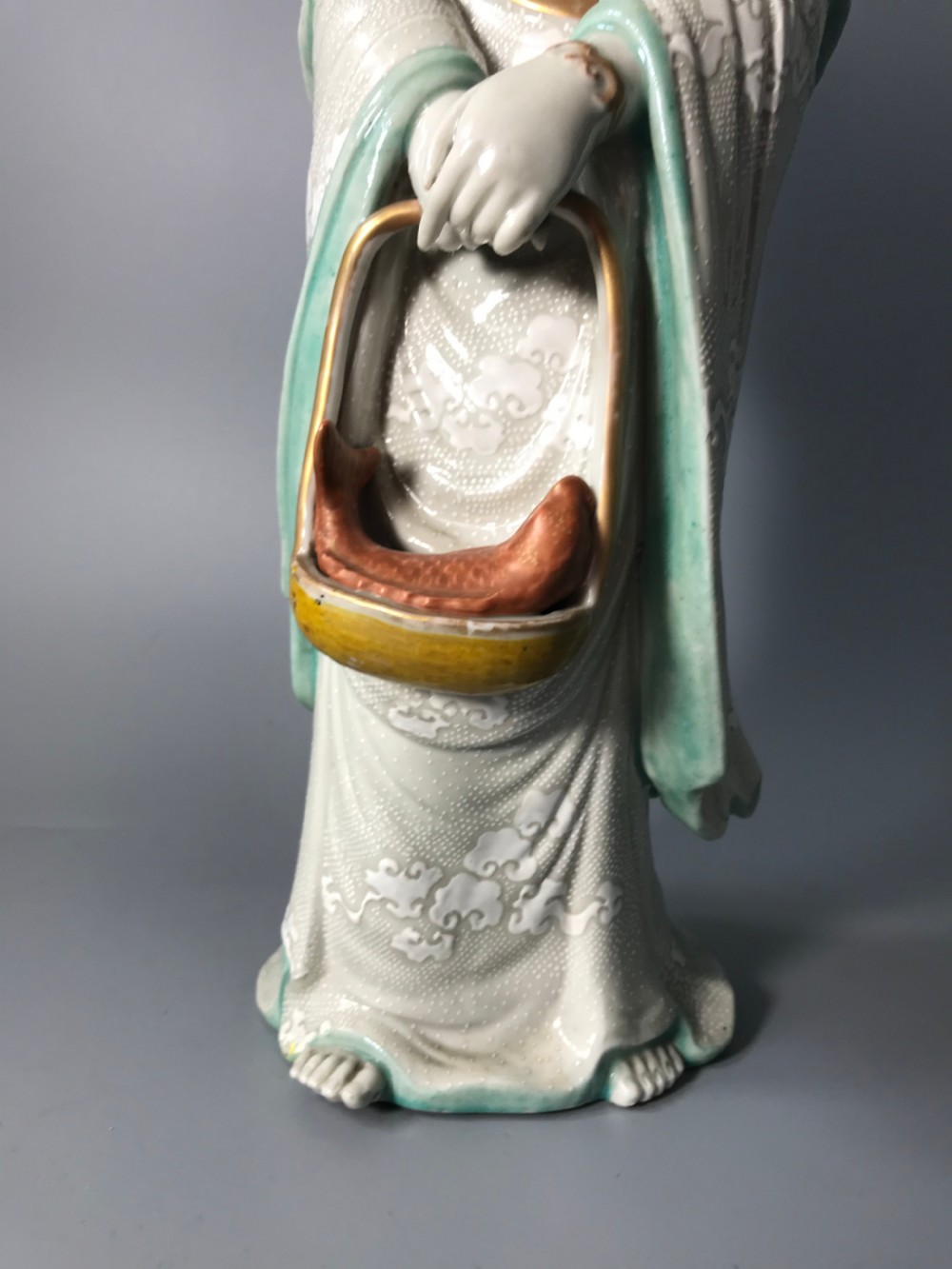 Large Japanese Kutani Figure. View III