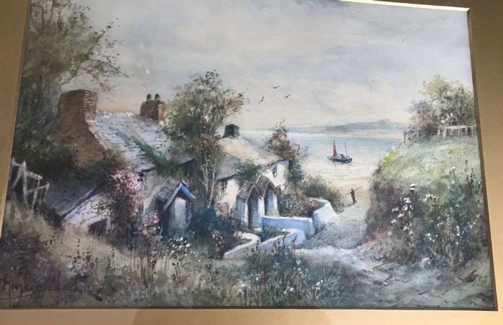 PAIR JOSEPH HUGHES CLAYTON WATERCOLOURS. View II