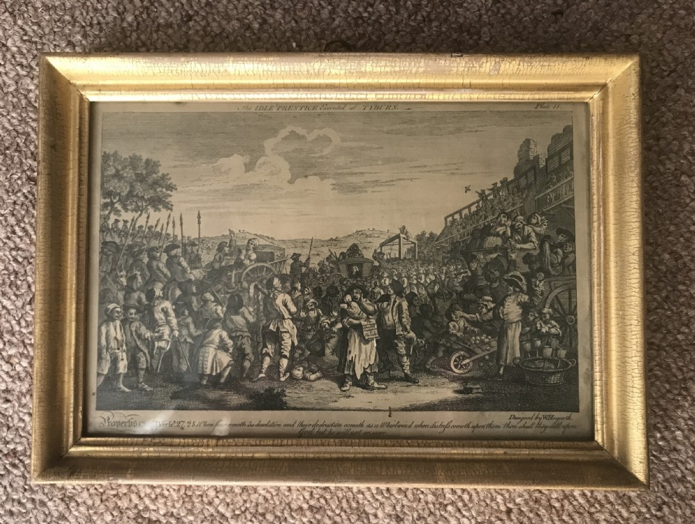 6 18thC. PRINTS after  WILLIAM HOGARTH . View III