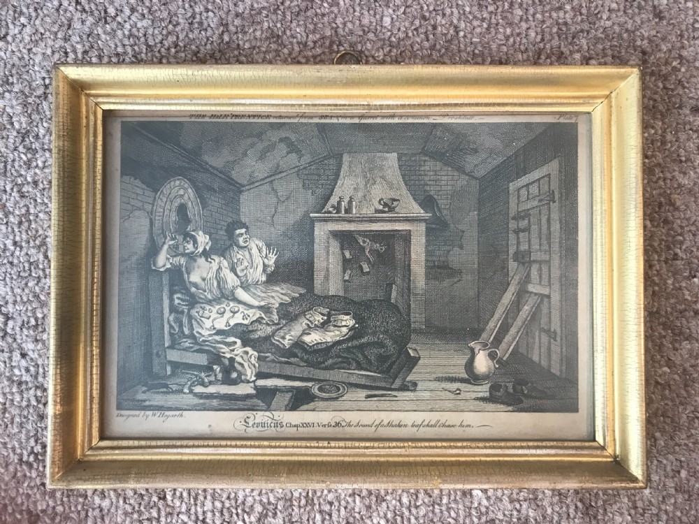 6 18thC. PRINTS after  WILLIAM HOGARTH . View V
