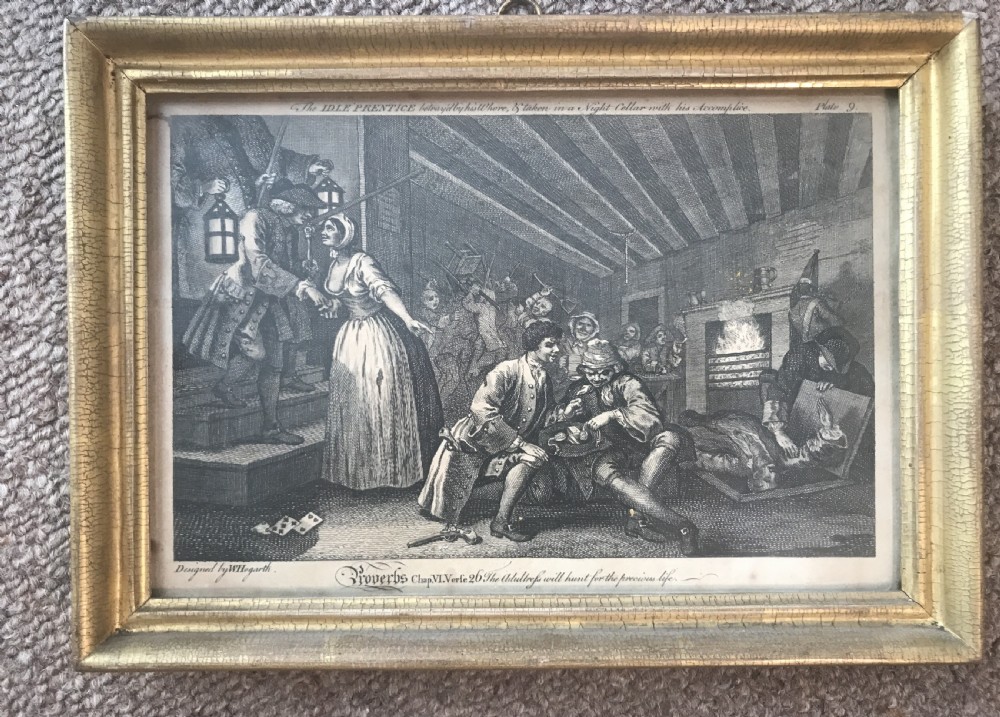 6 18thC. PRINTS after  WILLIAM HOGARTH . View X