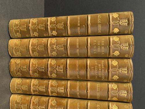 fig 3. A set of the Novels of George Elliott circa 1890 complete in 7 books
