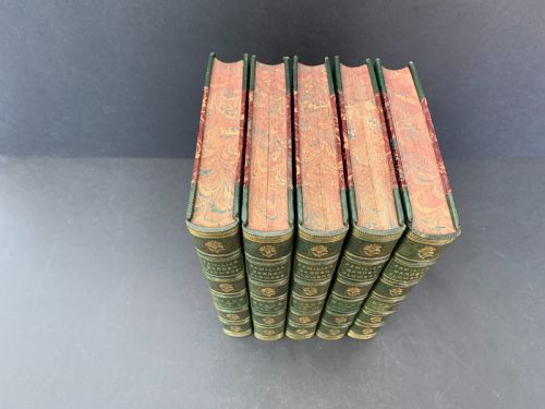 fig 2. Familiar Garden Flowers complete in 5 finely bound books with some 200 colour plates circa 1880