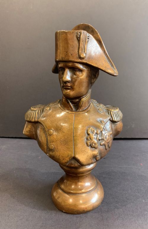 Small Late 19th Century French Bronze Bust of Napoleon Buonaparte