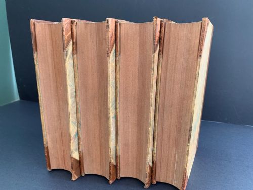 fig 2. FIRST EDITION 4 book set of The Speeches of Sir Robert Peel dated 1853