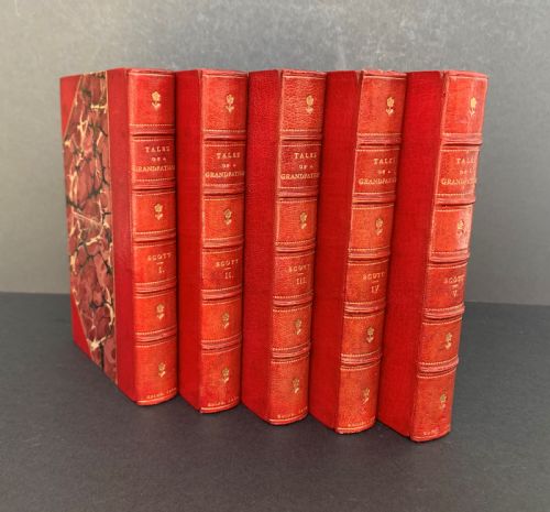 Sir Walter Scott's Tales of a Grandfather Covering Series I-iii in 5 Books Dated 1836