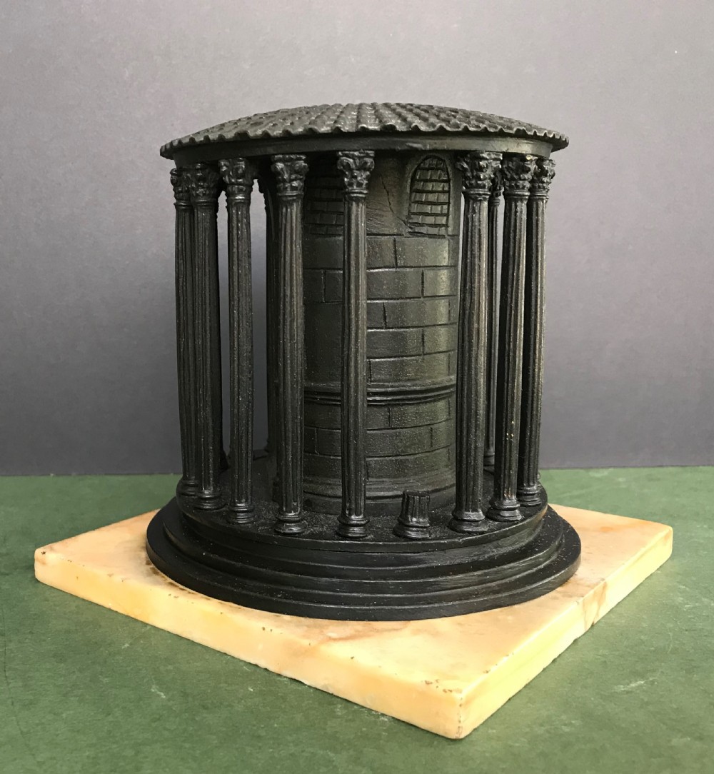 A good size 19th Century Grand Tour bronze model of the Temple of Vesta