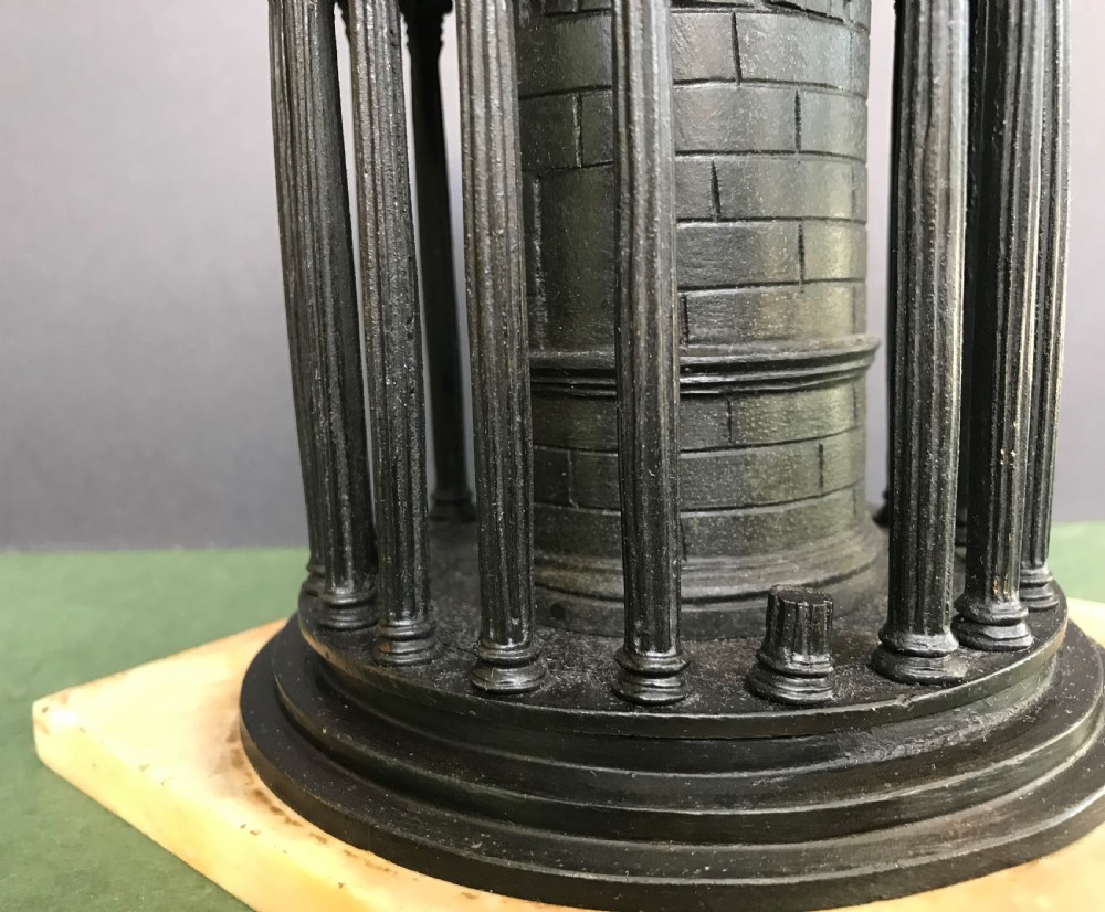 A good size 19th Century Grand Tour bronze model of the Temple of Vesta View III