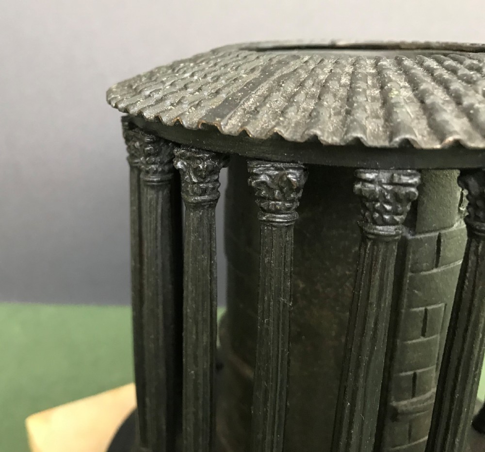 A good size 19th Century Grand Tour bronze model of the Temple of Vesta View IV