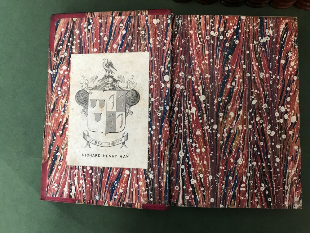 An attractive and complete set of books comprising Alison's Europe  View VIII