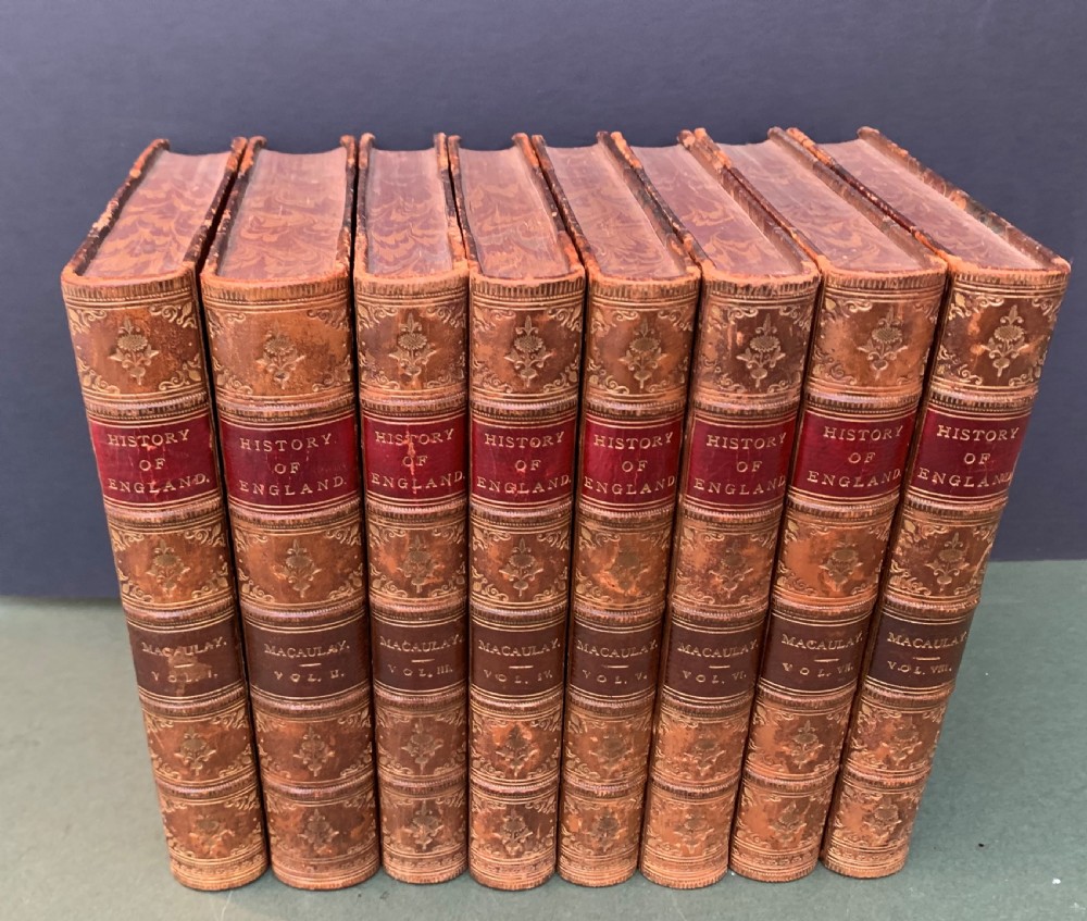 Macaulay's History of England dated 1885 complete in 8 books View II