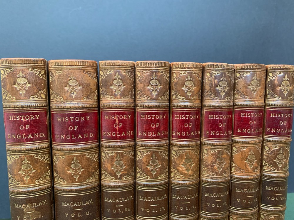 Macaulay's History of England dated 1885 complete in 8 books View III