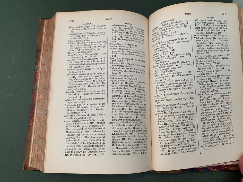 Macaulay's History of England dated 1885 complete in 8 books View XIV