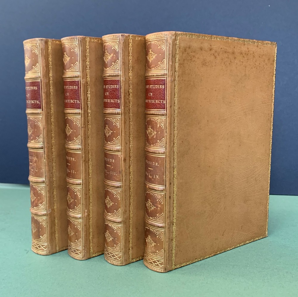 Short Studies on Great Subjects by Froude complete in 4 books dated 1894/5