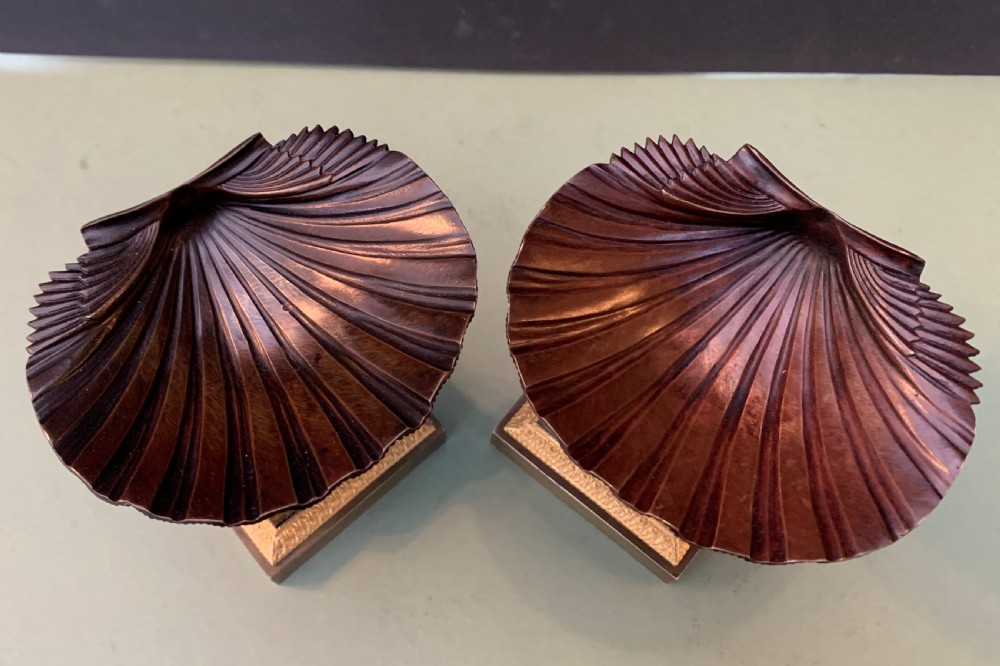 A very fine pair of Regency period bronze and gilt bronze tazze in the manner of Thomas Messenger. View VIII
