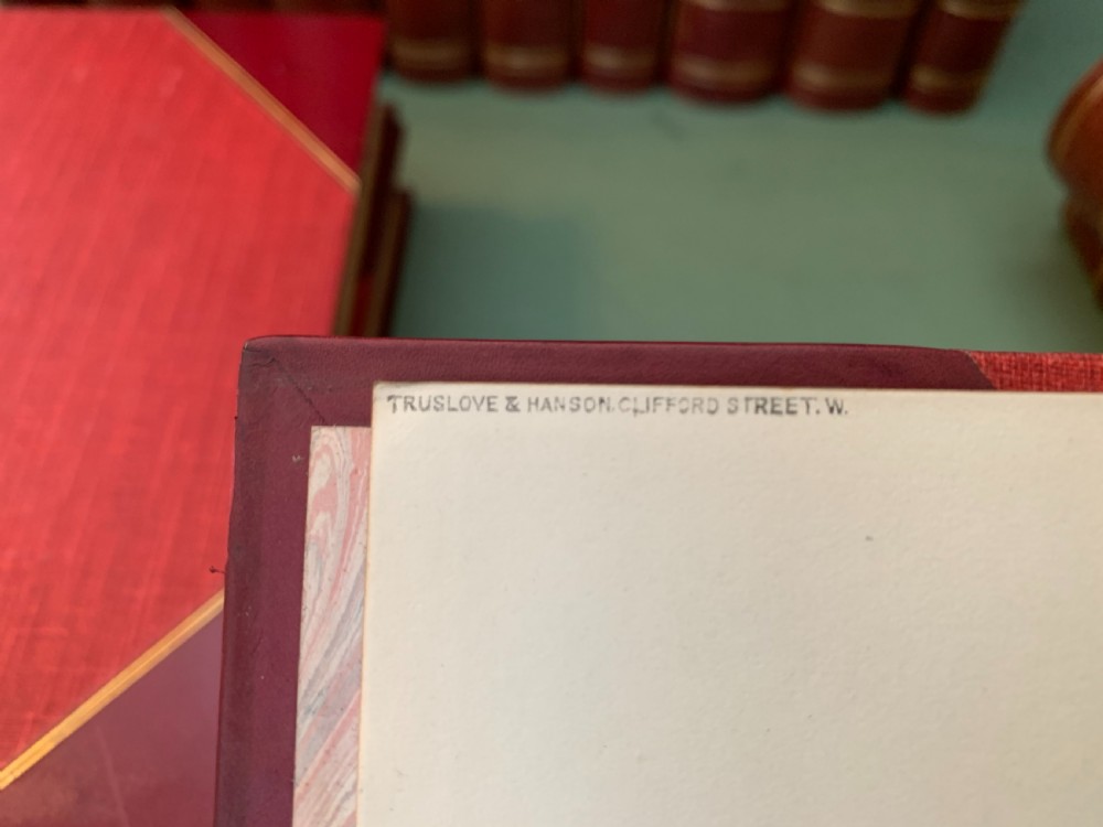 16 uniformly bound leather books of works by George Meredith circa 1920 View VIII