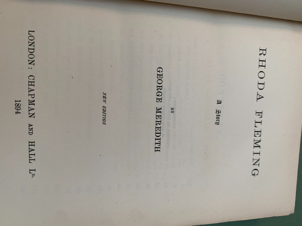 16 uniformly bound leather books of works by George Meredith circa 1920 View X
