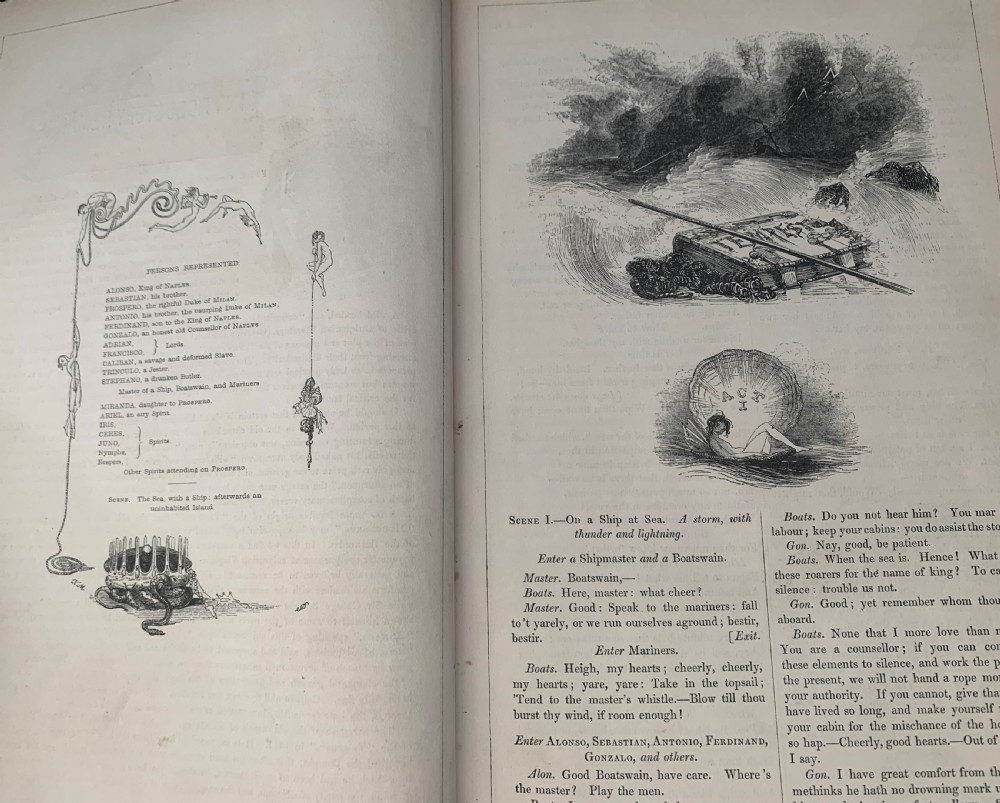An early Victorian 3 book set of Shakspere's Works  View VI